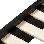 Manna King Bed Fluted Frame Black