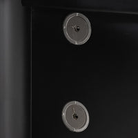 Manna King Bed Fluted Frame Black