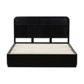 Manna Queen Bed Fluted Frame Black