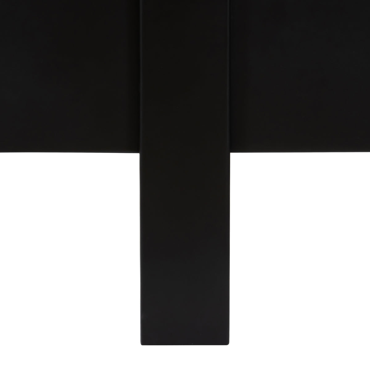 Manna Queen Bed Fluted Frame Black