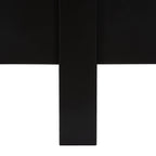 Manna Queen Bed Fluted Frame Black