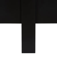 Manna Queen Bed Fluted Frame Black