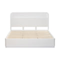 Manna Queen Bed Fluted Frame White