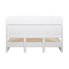 Manna Queen Bed Fluted Frame White
