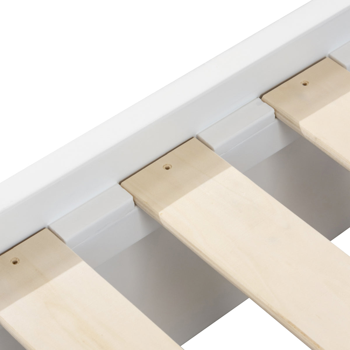 Manna Queen Bed Fluted Frame White