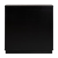 Manna Tallboy Fluted Chest of Drawer Black