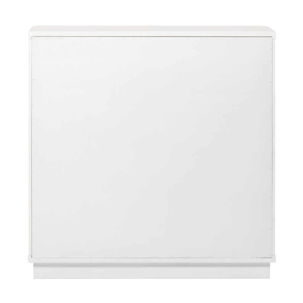 Manna Tallboy Fluted Chest of Drawer White