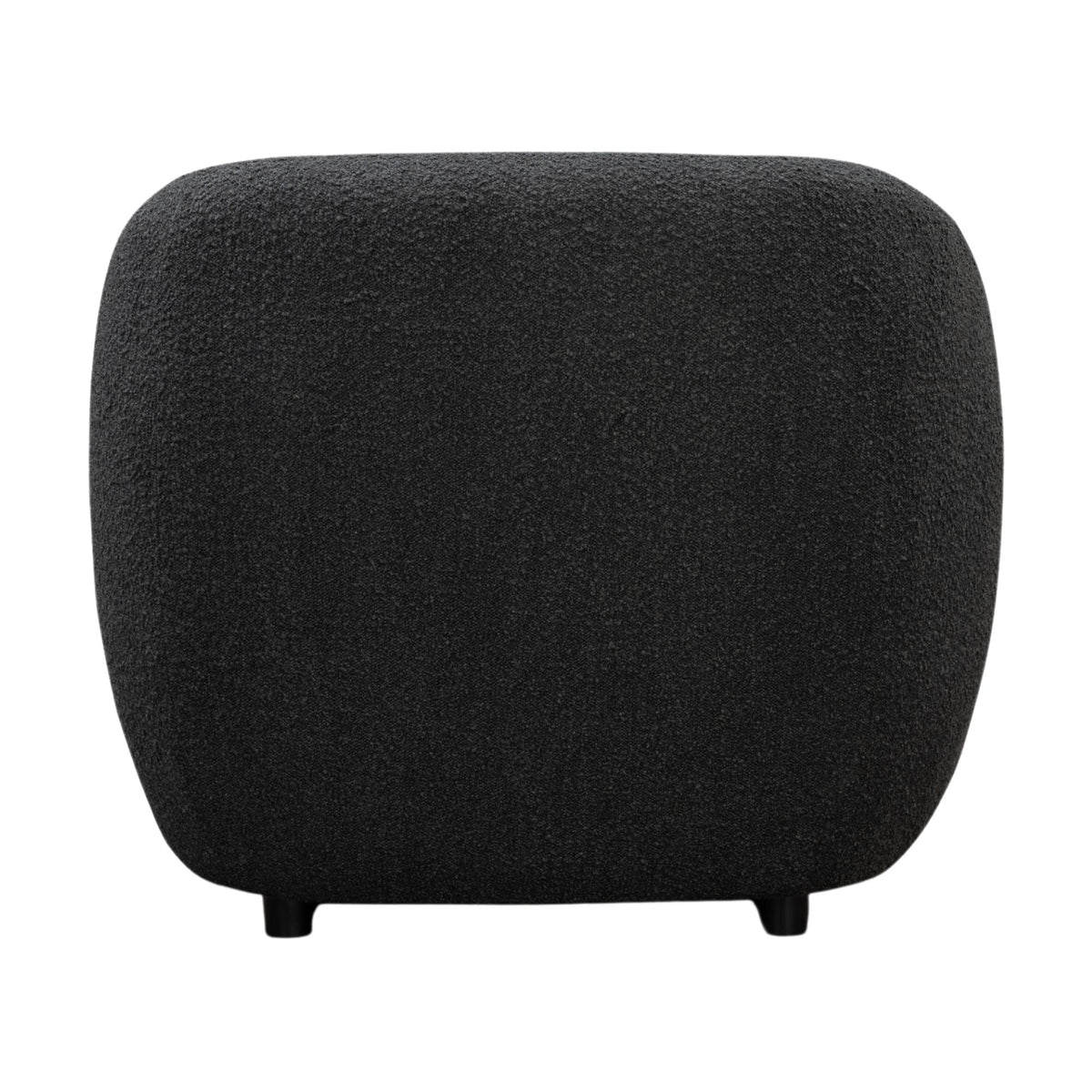 Marcel 1 Seater Armchair Boucle Fabric Sofa Charcoal