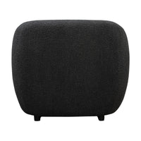 Marcel 1 Seater Armchair Boucle Fabric Sofa Charcoal