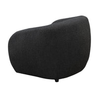 Marcel 1 Seater Armchair Boucle Fabric Sofa Charcoal