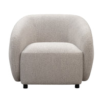 Marcel 1 Seater Armchair Boucle Fabric Sofa Quartz Beige