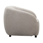 Marcel 1 Seater Armchair Boucle Fabric Sofa Quartz Beige