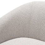 Marcel 1 Seater Armchair Boucle Fabric Sofa Quartz Beige