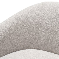 Marcel 1 Seater Armchair Boucle Fabric Sofa Quartz Beige