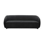 Marcel 3 Seater Boucle Fabric Sofa Charcoal