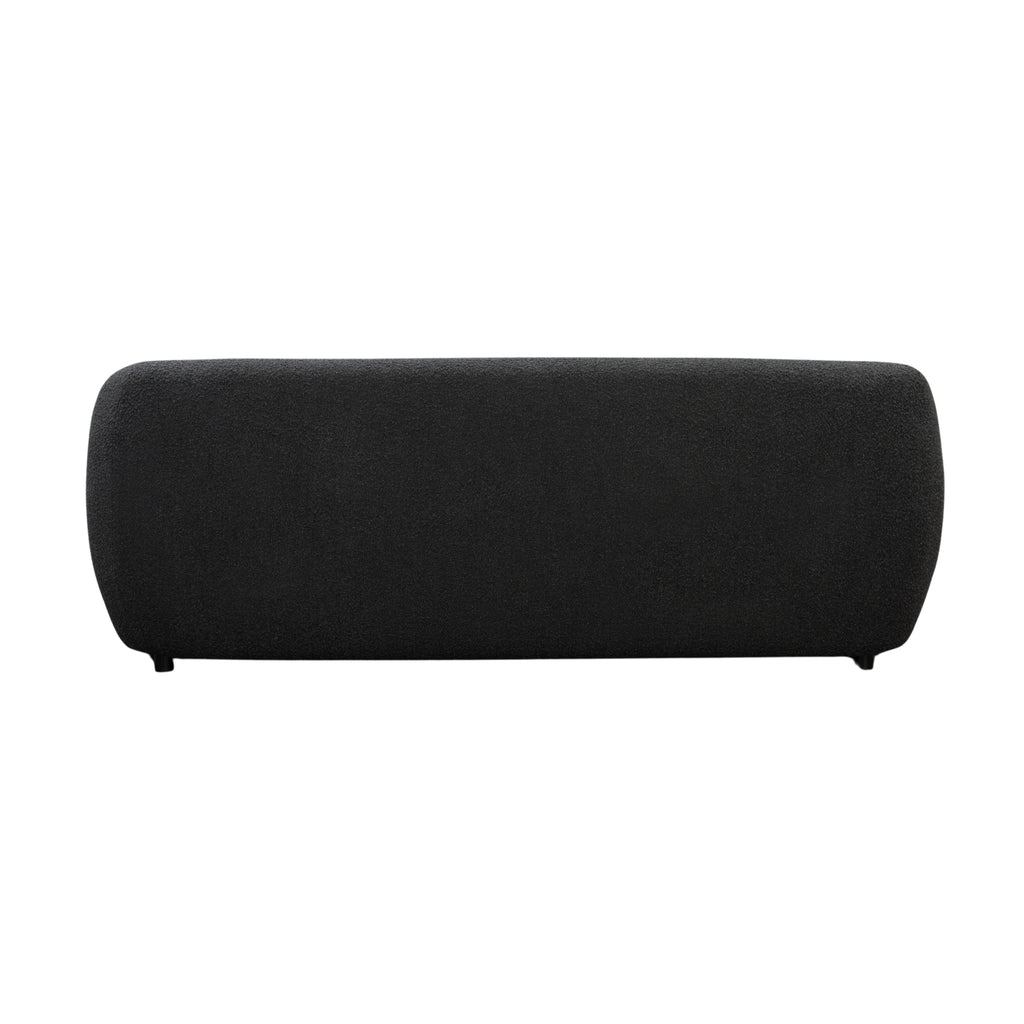 Marcel 3 Seater Boucle Fabric Sofa Charcoal