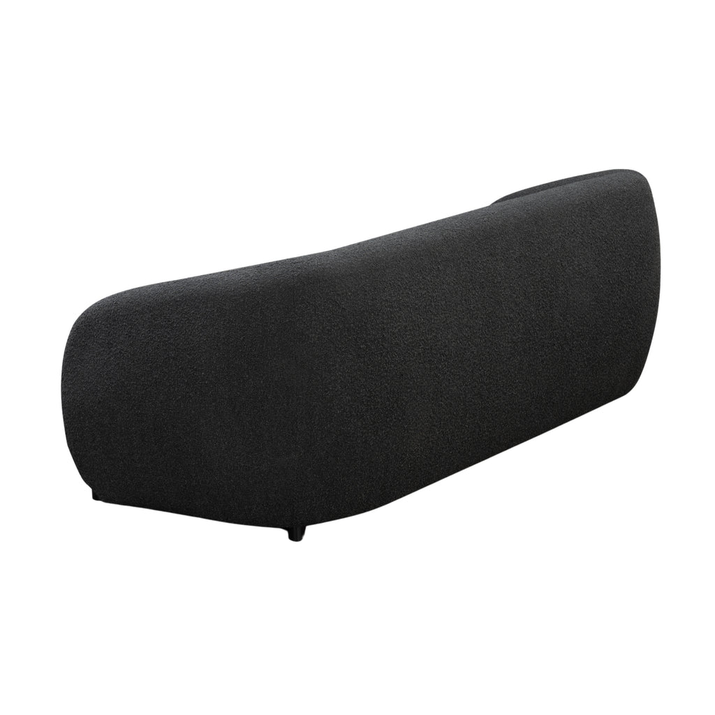 Marcel 3 Seater Boucle Fabric Sofa Charcoal