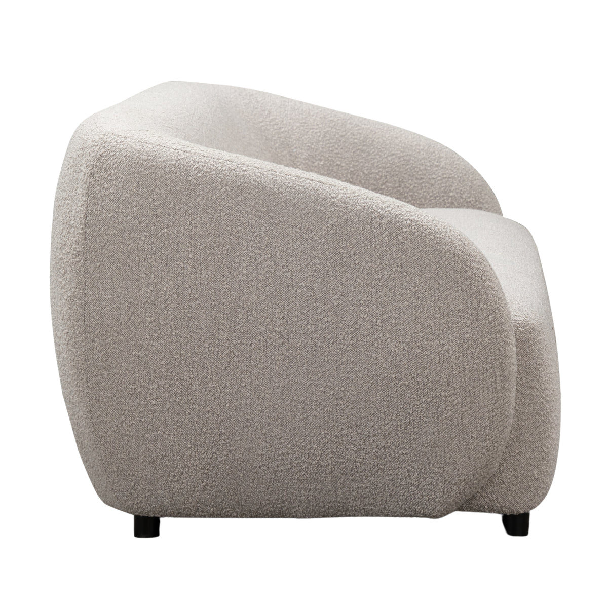 Marcel 3 Seater Boucle Fabric Sofa Quartz Beige