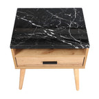 Marcello Bedside Table Nightstand Side End Bedroom Storage Cabinet Wotan Oak
