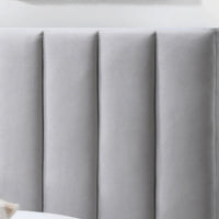 Marcus Double Bed Frame Light Grey