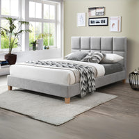 Marley King Bed Frame Grey