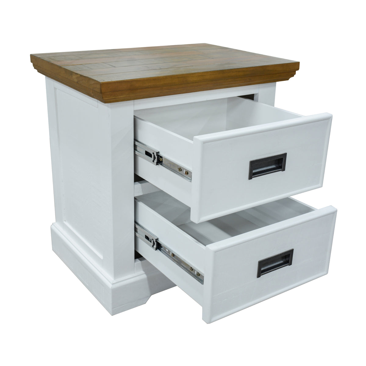 Marline Bedside Table Oak White