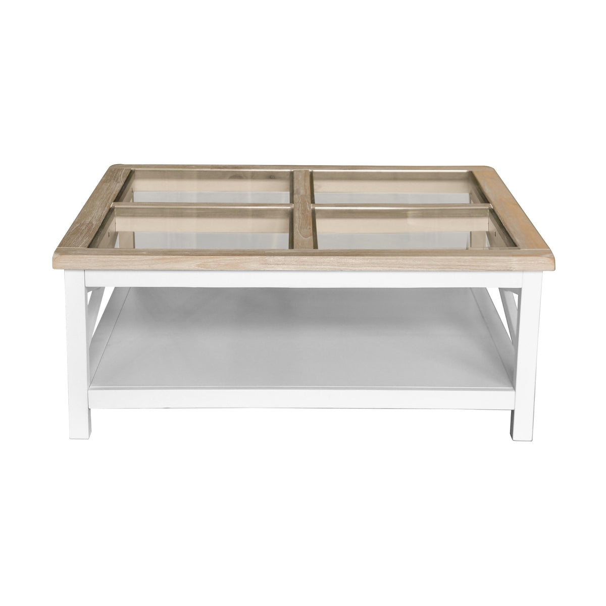Marmalade Hampton 100cm Square Coffee Table White Oak