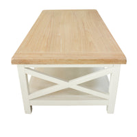 Marmalade Hampton 120cm Coffee Table White Oak