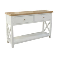Marmalade Hampton 120cm Console Table White Oak