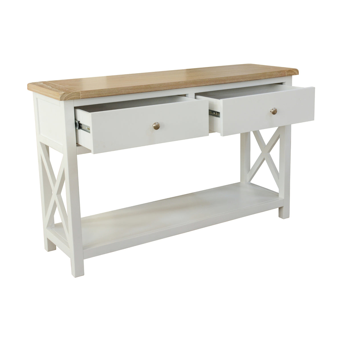 Marmalade Hampton 120cm Console Table White Oak