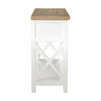 Marmalade Hampton 120cm Console Table White Oak