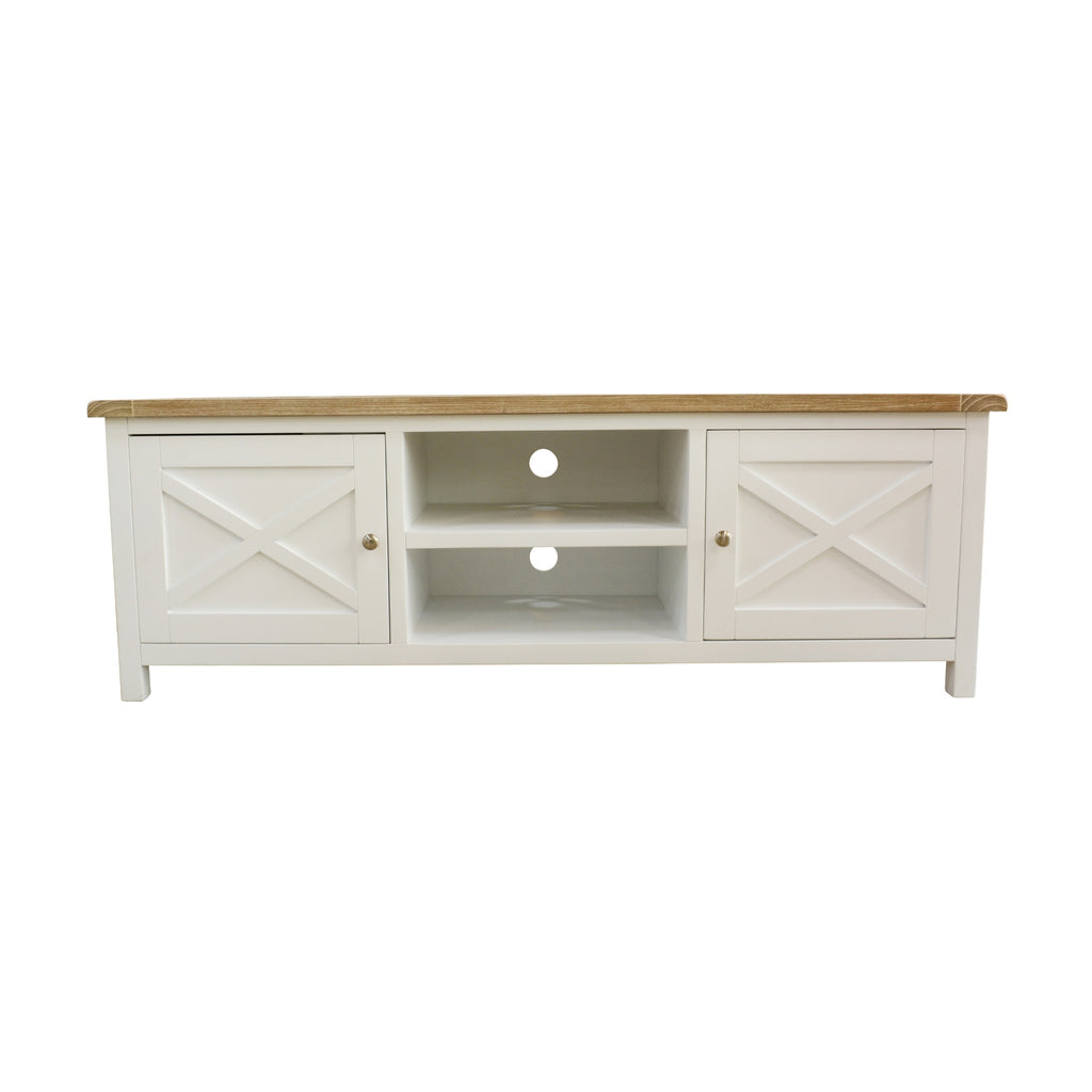 Marmalade Hampton 160cm ETU Entertainment TV Unit White Oak