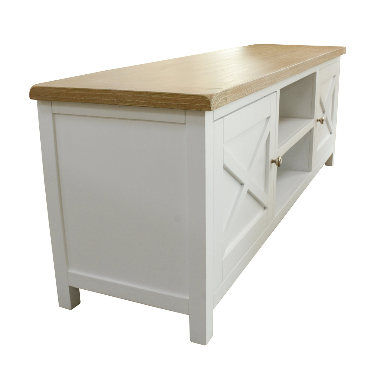 Marmalade Hampton 160cm ETU Entertainment TV Unit White Oak