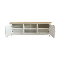 Marmalade Hampton 160cm ETU Entertainment TV Unit White Oak
