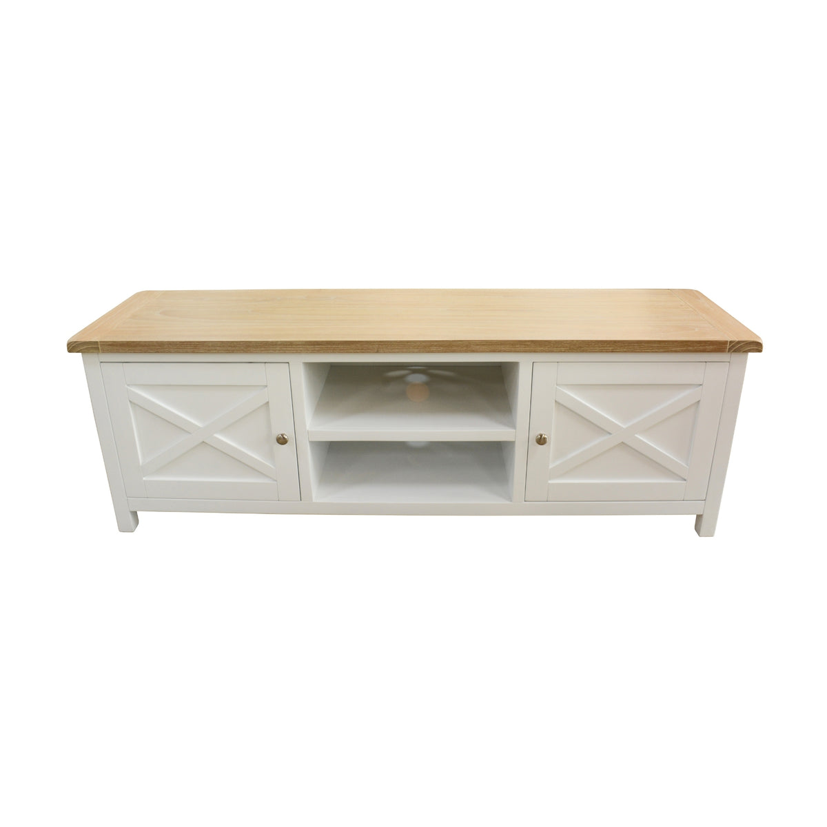 Marmalade Hampton 160cm ETU Entertainment TV Unit White Oak