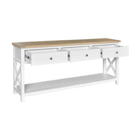 Marmalade Hampton 170cm Console Table White Oak