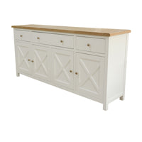 Marmalade Hampton 180cm Buffet Table White Oak