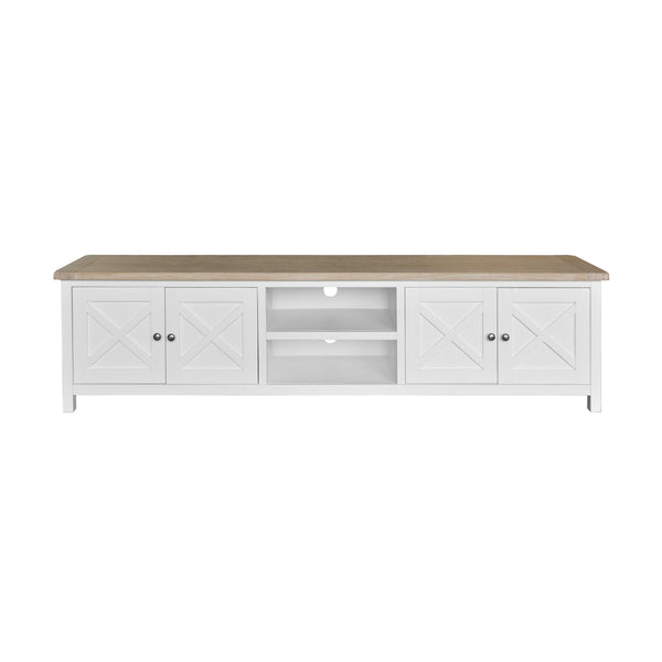 Marmalade Hampton 210cm ETU Entertainment TV Unit White Oak