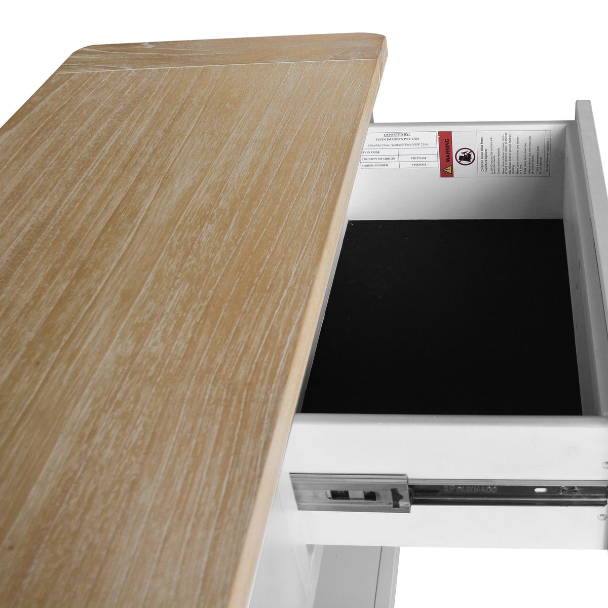 Marmalade Hampton 210cm ETU Entertainment TV Unit White Oak