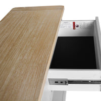 Marmalade Hampton 210cm ETU Entertainment TV Unit White Oak