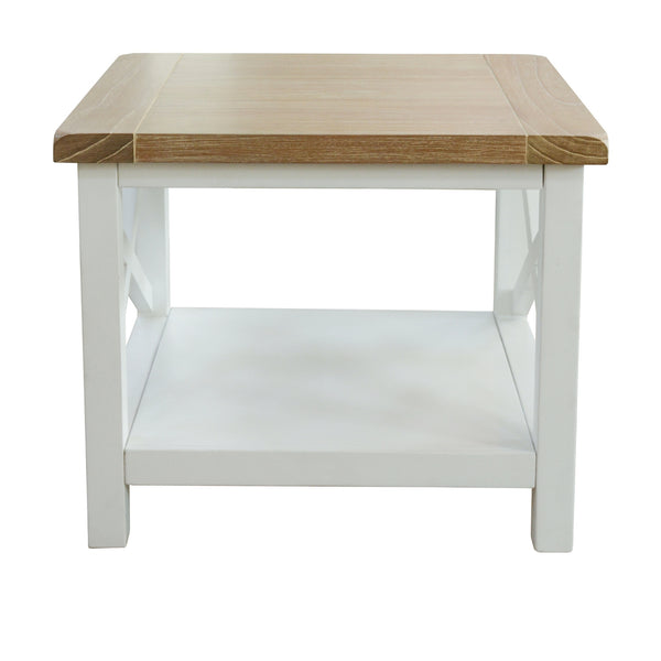 Marmalade Hampton 55cm Lamp Table White Oak
