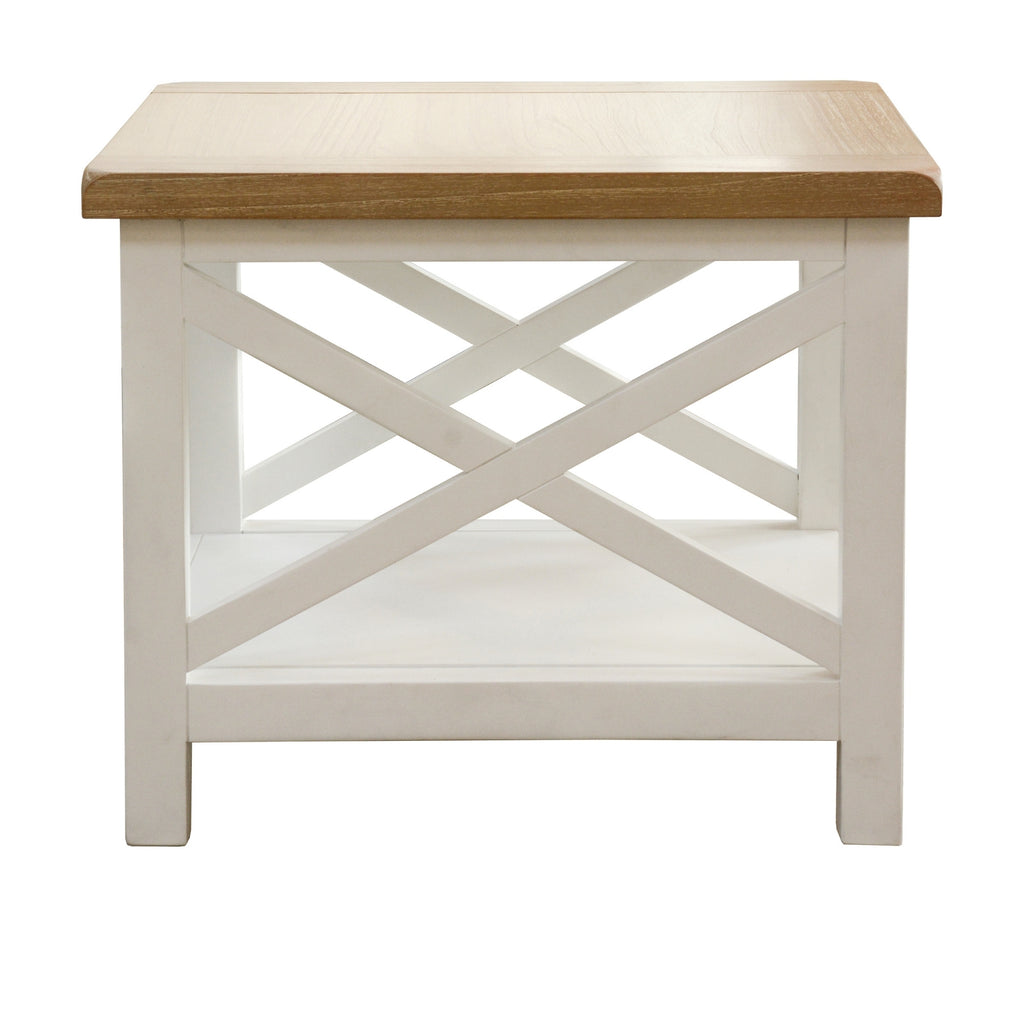 Marmalade Hampton 55cm Lamp Table White Oak