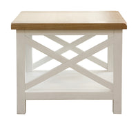 Marmalade Hampton 55cm Lamp Table White Oak