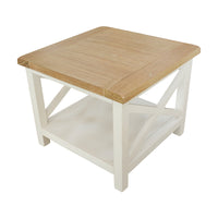 Marmalade Hampton 55cm Lamp Table White Oak
