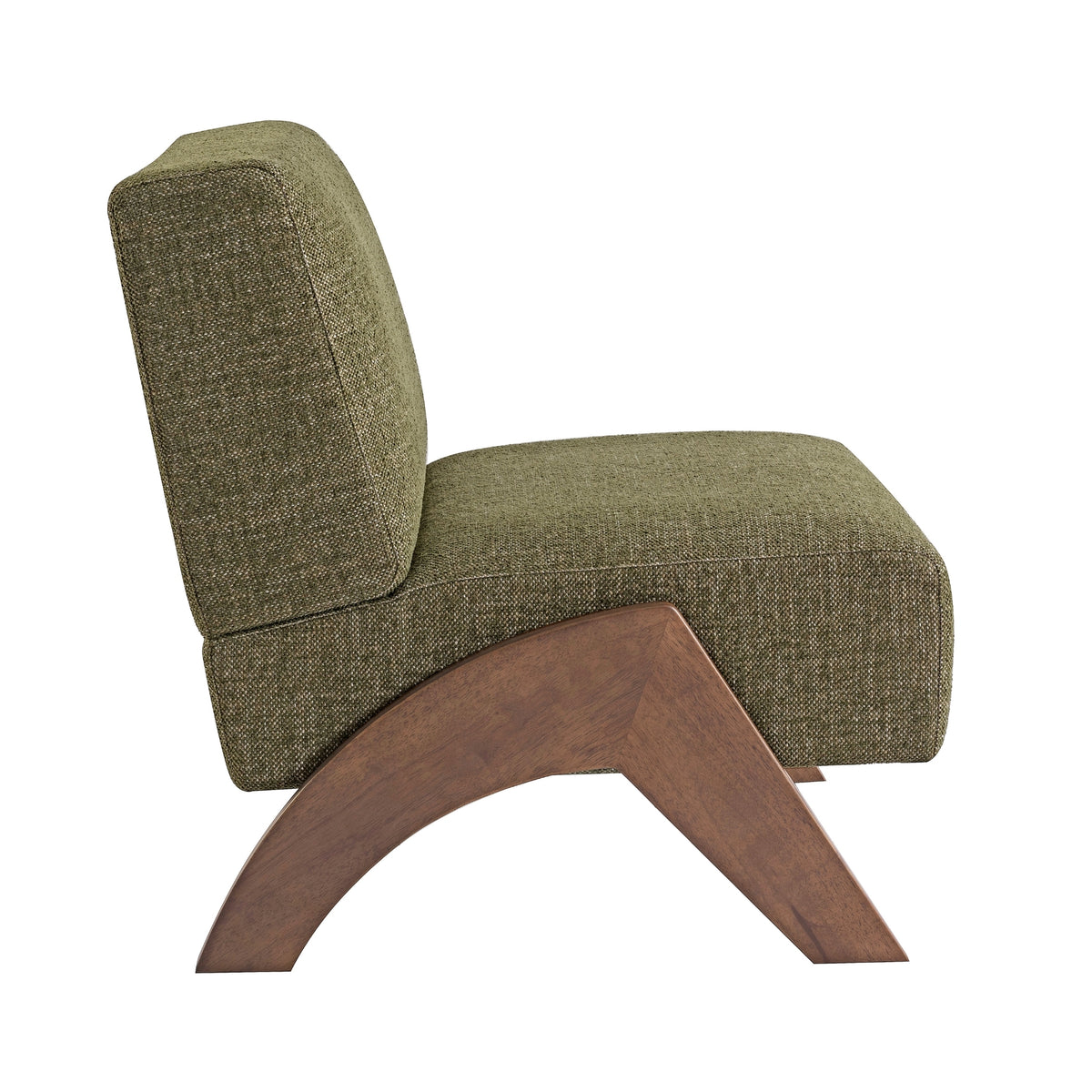 Marthan Occasional Chair Green Textured