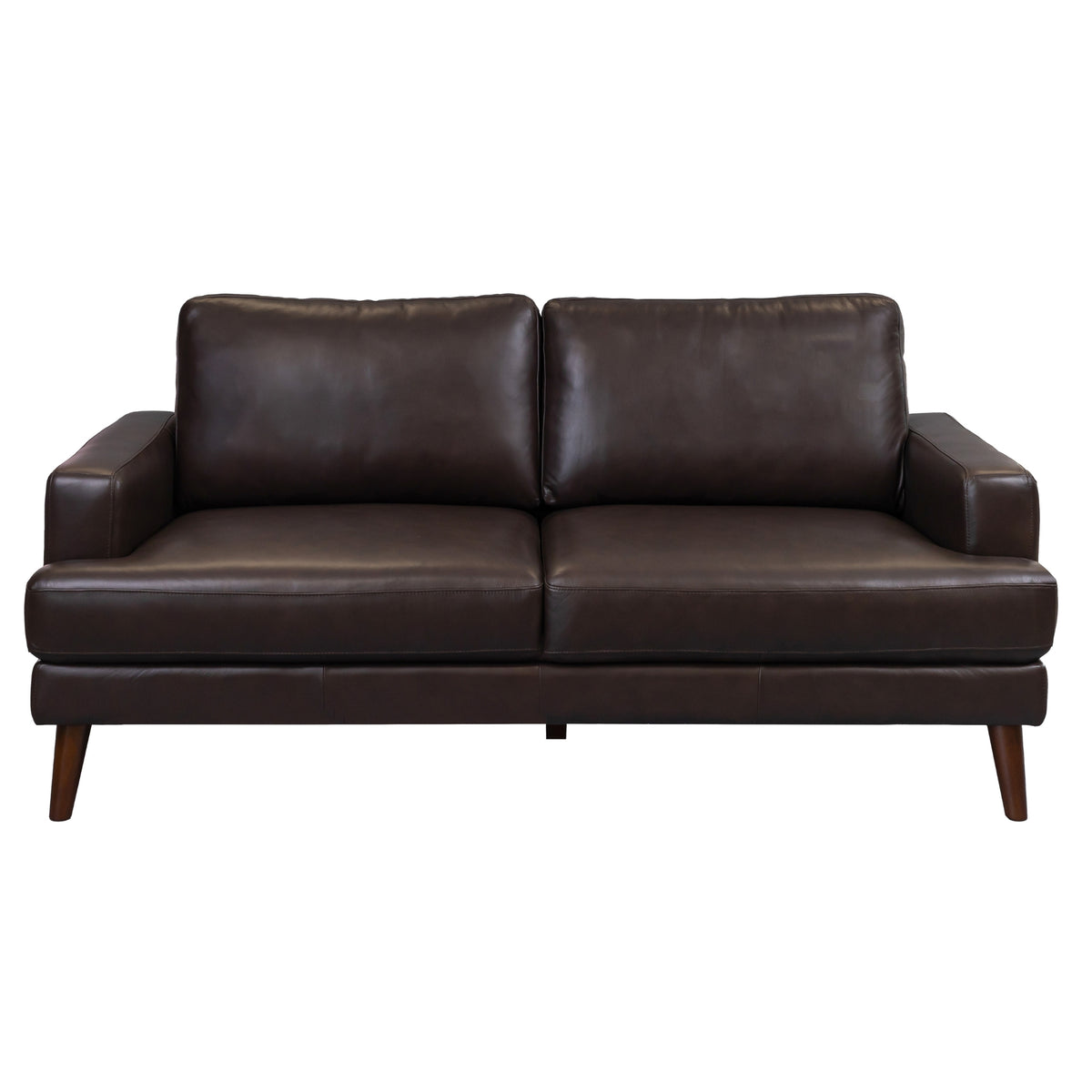 Matilda 2 + 3 Seater Leather Sofa Set Chocolate 