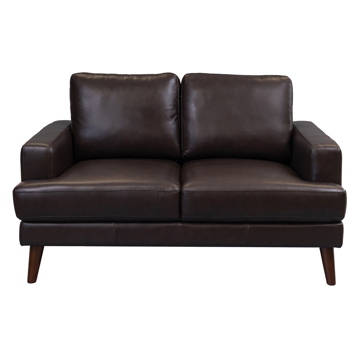 Matilda 2 + 3 Seater Leather Sofa Set Chocolate 