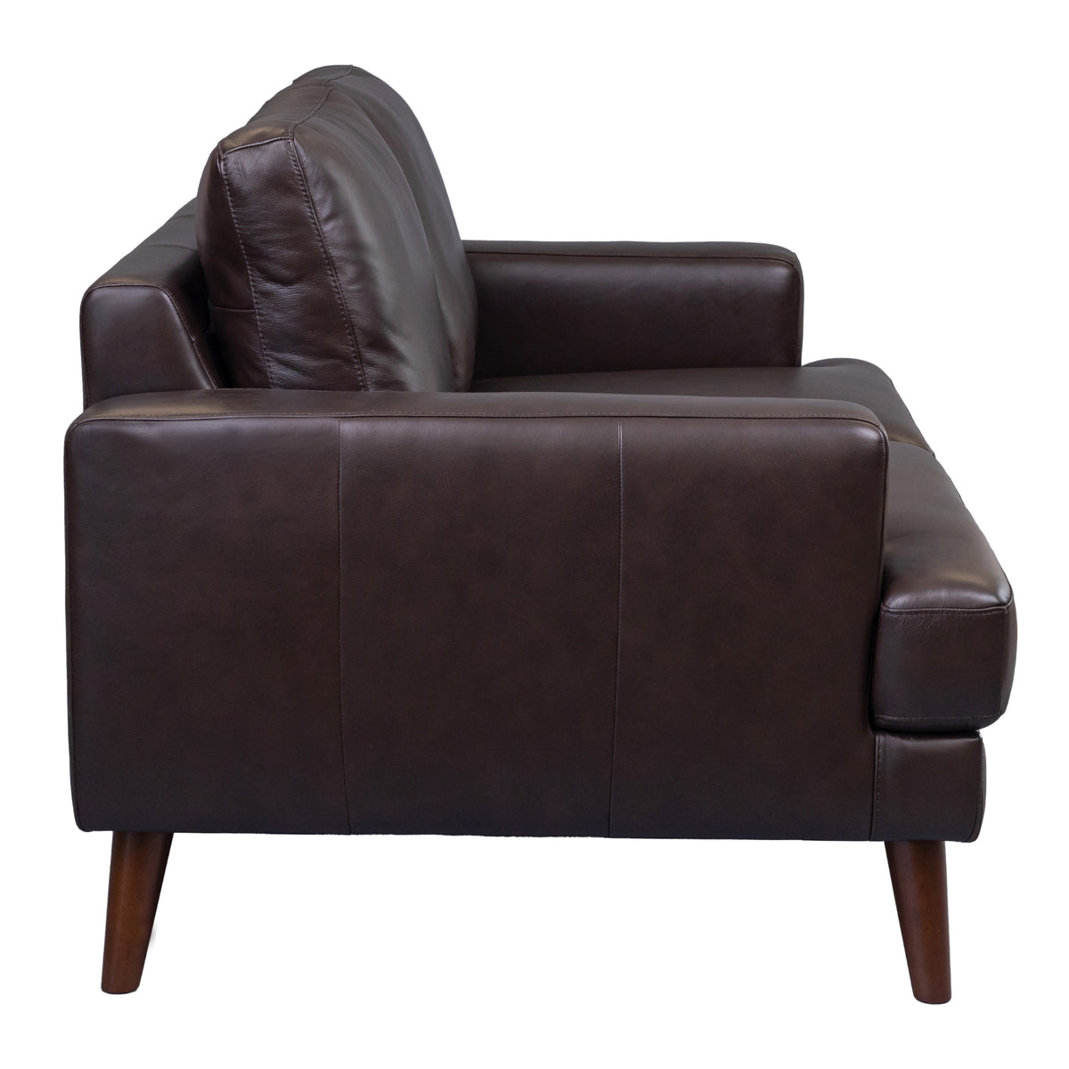 Matilda 2 + 3 Seater Leather Sofa Set Chocolate 