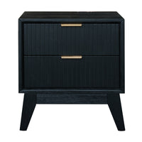 Matilda Bedside Table Black