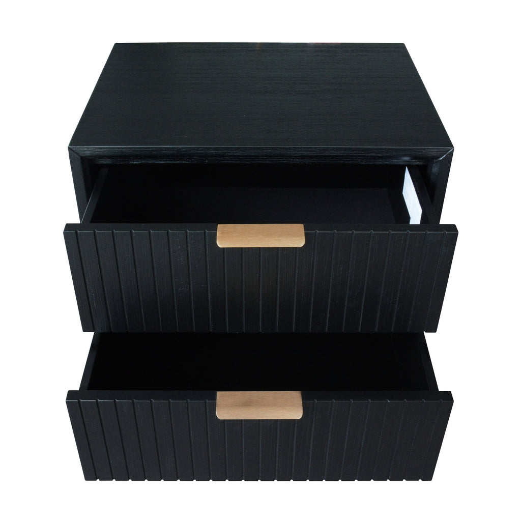Matilda Bedside Table Black